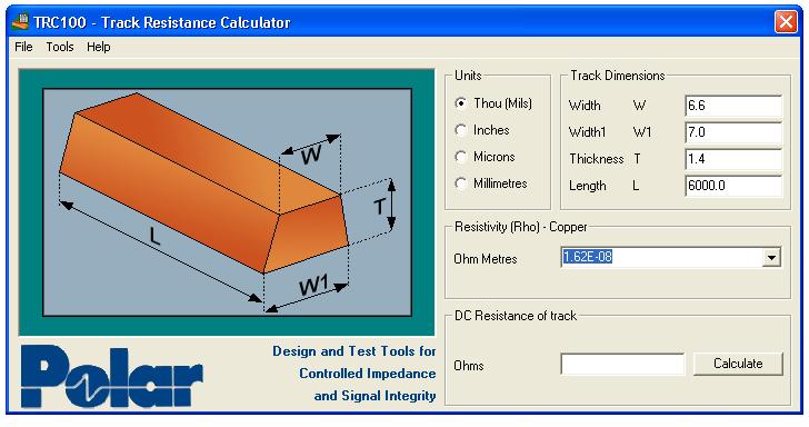 Polar Instruments Impedance Calculator Free