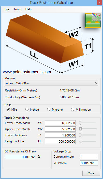 Resistance calculator