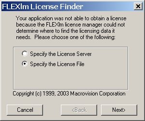 License finder