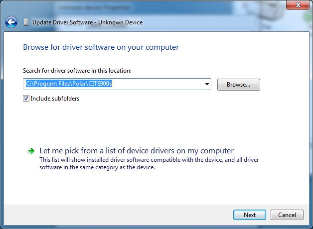 Navigagte to CITS folder