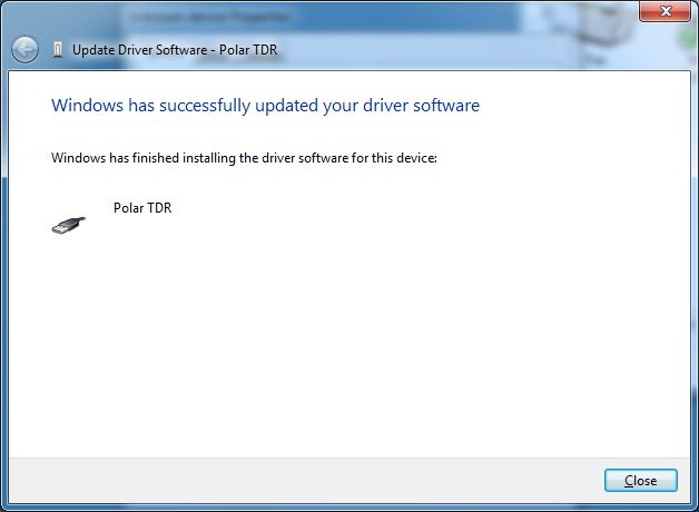Driver installed