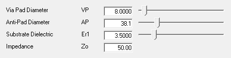 Anti-pad calculation