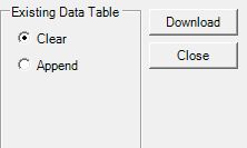 Clearing or appending to the library
